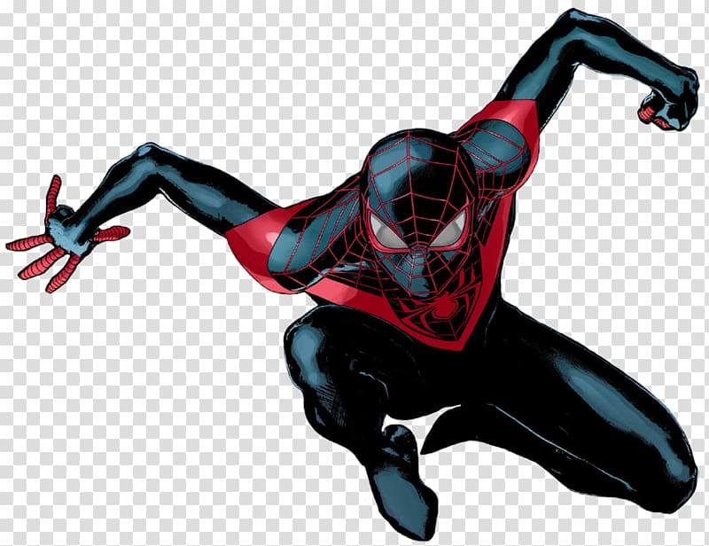 Miles Morales Ultimate Spider Man transparent background PNG clipart |  HiClipart