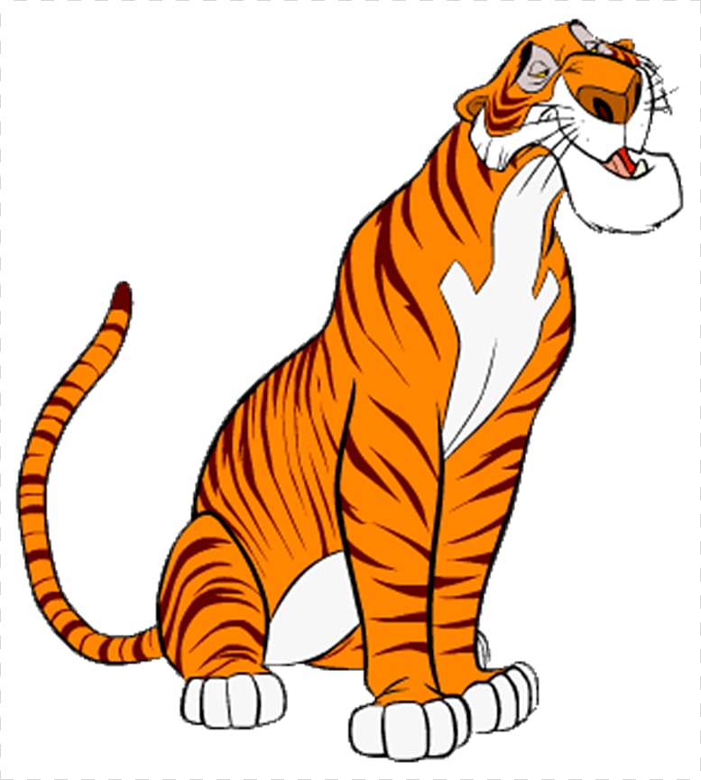 The Jungle Book Shere Khan Baloo Mowgli Kaa, Disney Villains transparent background PNG clipart