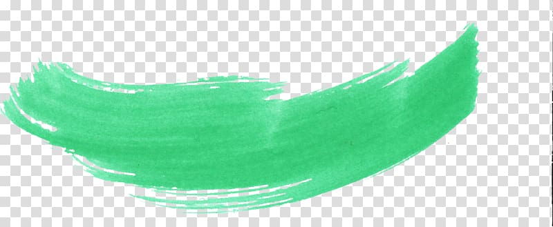 green paint illustration, Green Wave Brush, brush stroke transparent background PNG clipart