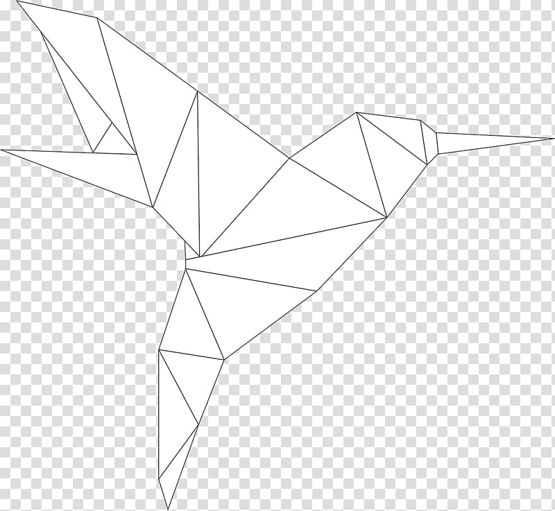 Origami Triangle /m/02csf STX GLB.1800 UTIL. GR EUR Paper, hummingbird transparent background PNG clipart