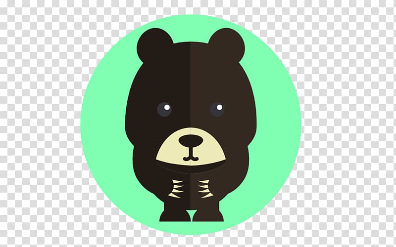 American black bear Masha Polar bear Gray wolf, bear transparent background PNG clipart