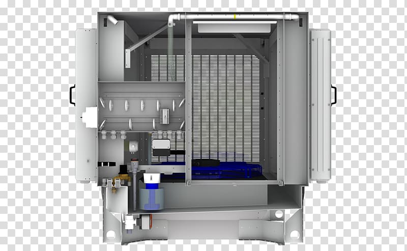 Evaporative cooler Adiabatic process Evaporation Machine Refrigeration, Inside Building transparent background PNG clipart