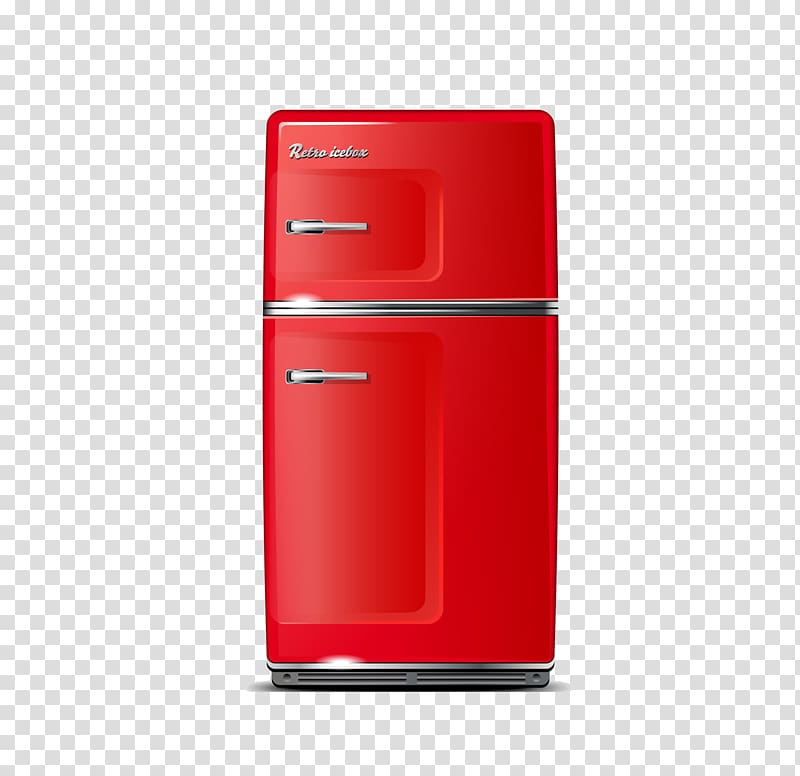 Refrigerator Home appliance Euclidean , refrigerator transparent background PNG clipart