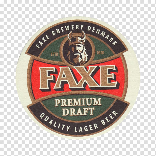Faxe Brewery Faxe Premium Beer Royal Unibrew Pilsner, gourmet pizza transparent background PNG clipart
