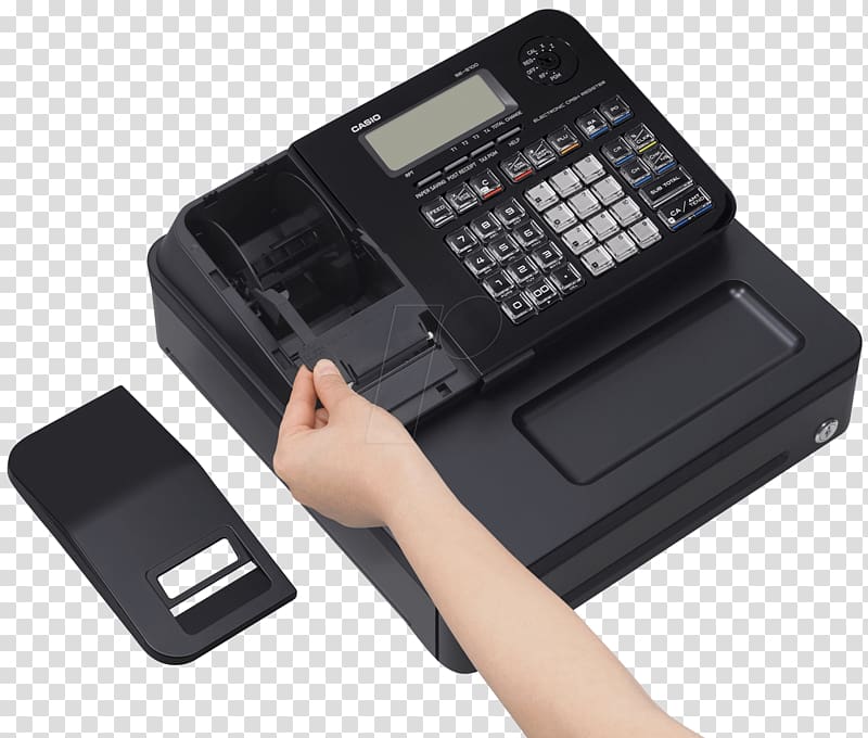 Cash register Office Supplies Casio 0, cash register transparent background PNG clipart