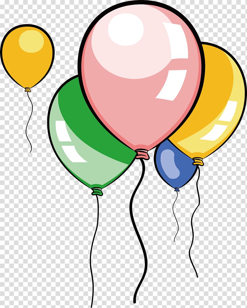 five assorted-color balloons illustrtaion, Flying Balloons Flight, Colorful flying balloons transparent background PNG clipart