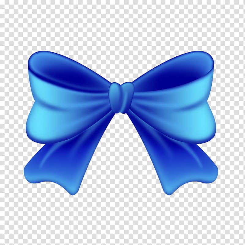 Blue Cartoon , Blue Ribbon transparent background PNG clipart