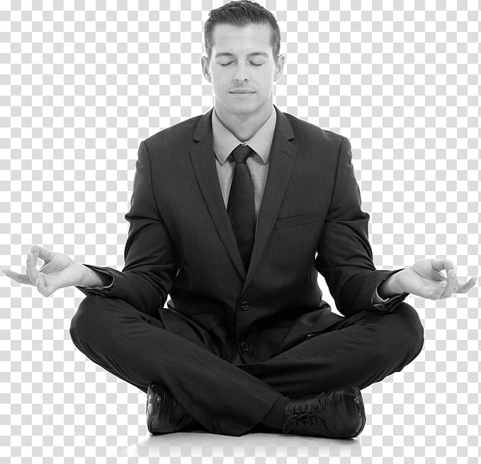Businessperson Meditation Mindfulness, Business transparent background PNG clipart