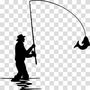 Man Fishing Silhouette, Fishing, Jigging Fishing, Fishing Silhouette PNG  and Vector with Transparent Background for Free Download