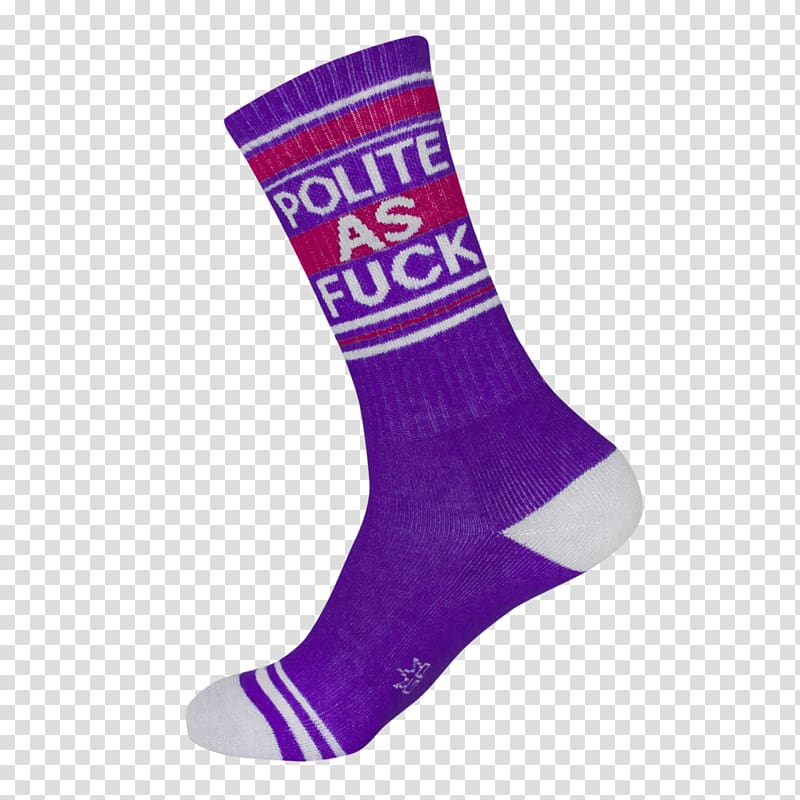 Crew sock The Purple Doorknob Clothing The Sock, Polite transparent background PNG clipart