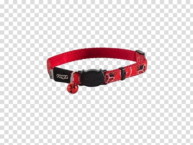 Cat Dog collar Dog collar Pet, red collar dog transparent background PNG clipart