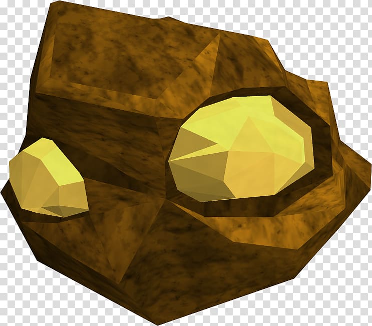 Gold mining Old School RuneScape Ore, rock transparent background PNG clipart