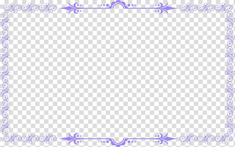 purple scrolled borderline, Game Purple Area Pattern, Small purple border transparent background PNG clipart
