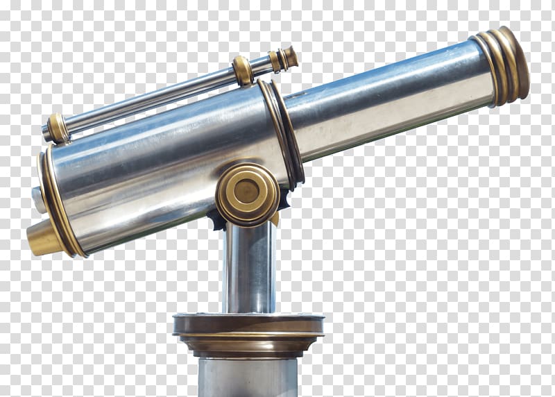 silver telescope, City Telescope transparent background PNG clipart