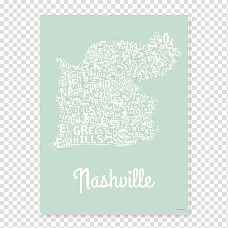 Green Nashville Printing Font, peach and mint transparent background PNG clipart