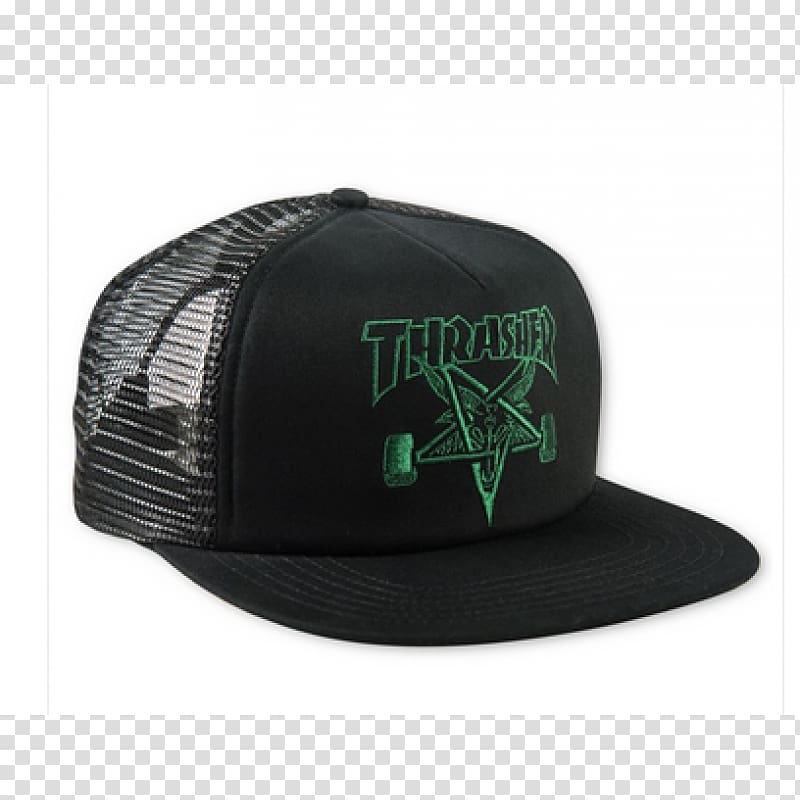 T-shirt Trucker hat Baseball cap Thrasher, T-shirt transparent background PNG clipart