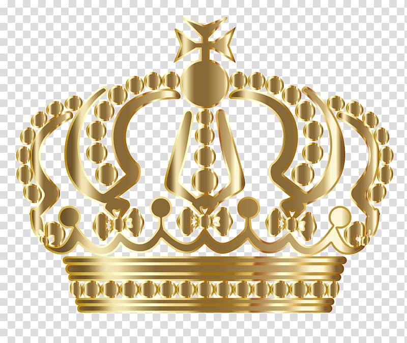 gold crown , Golden Crown creative illustration transparent background PNG clipart