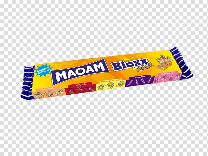 Maoam Bloxx DRINXX 10er Stange (1 Packung) Haribo Candy, candy transparent background PNG clipart