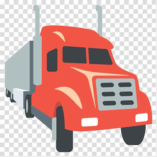 Car Tow truck Emoji Semi-trailer truck, horse racing transparent background PNG clipart