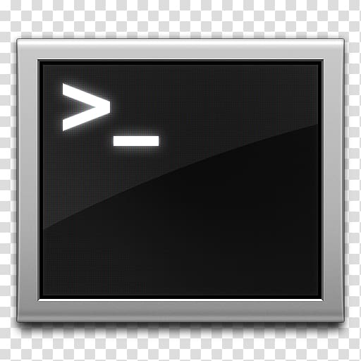Macintosh Terminal macOS Computer Icons Command-line interface, Command Line Icon transparent background PNG clipart