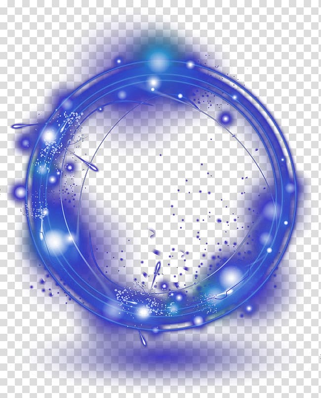 Blue Aperture, Blue refreshing halo effect element transparent background PNG clipart