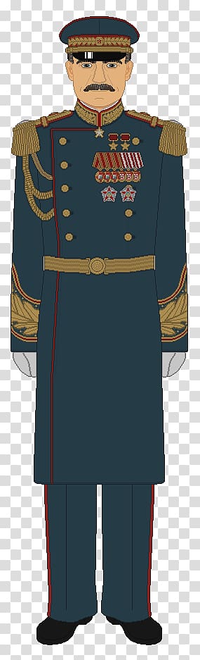 Generalissimus of the Soviet Union Joseph Stalin Military uniform Generalissimo, navy uniform transparent background PNG clipart
