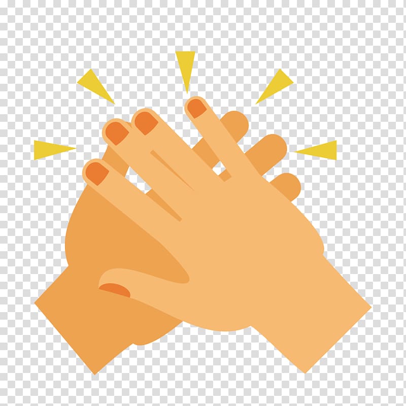 Clapping Hand , applause transparent background PNG clipart