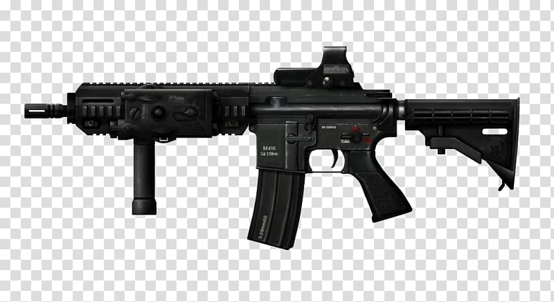 Combat Arms Weapon Heckler & Koch HK416 Assault rifle, weapon transparent background PNG clipart