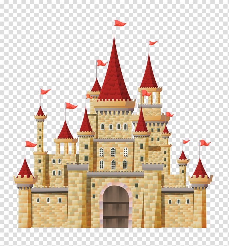 Castle , Castle , brown castle illustration transparent background PNG clipart