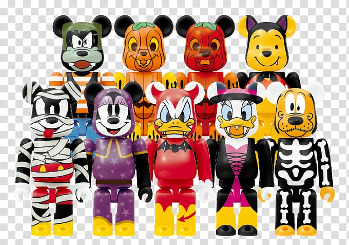 Bearbrick Mickey Mouse Minnie Mouse Sheriff Woody Buzz Lightyear, Sunny Side Up transparent background PNG clipart