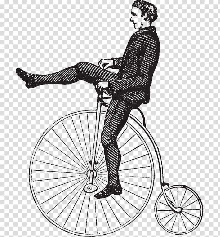 Penny-farthing Bicycle Cycling, Bicycle transparent background PNG clipart