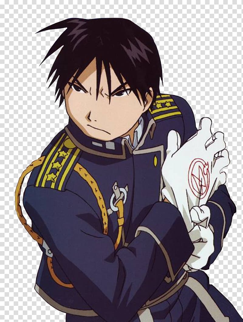 Roy Mustang Anime Edward Elric Fullmetal Alchemist Riza Hawkeye, mustang transparent background PNG clipart