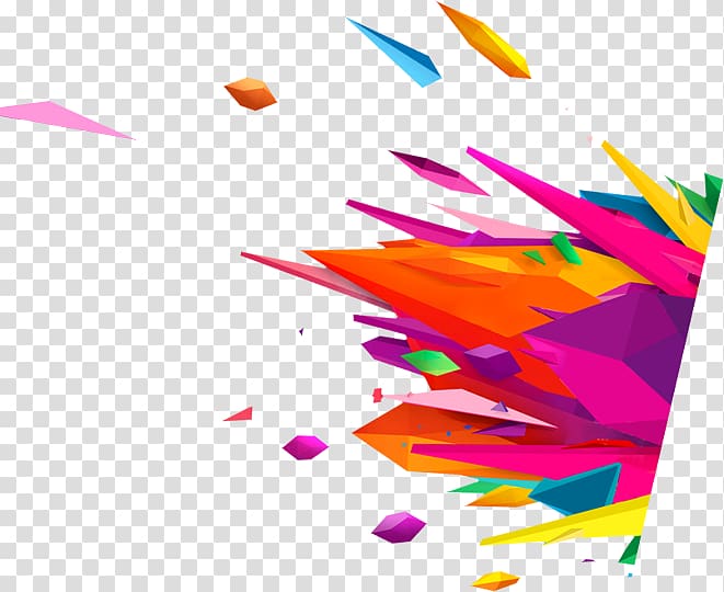 creative color splash effect transparent background PNG clipart