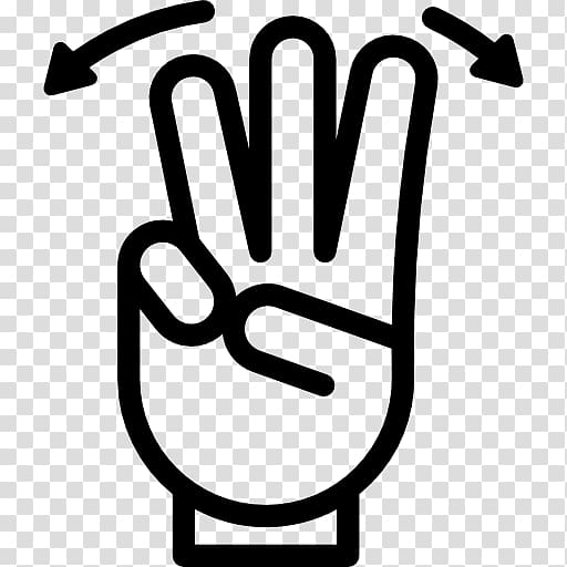 Digit Hand Finger Counting, hand gestures transparent background PNG clipart