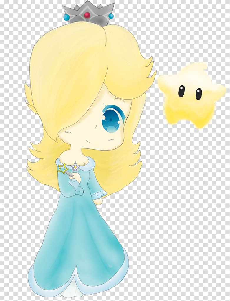 Rosalina Mario Bros. Chibi Luma Drawing, mario bros transparent background PNG clipart