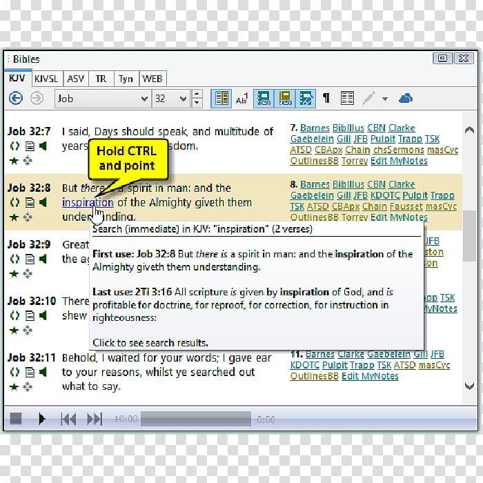 The King James version Web page SwordSearcher Biblical software Computer Software, Swordsearcher transparent background PNG clipart