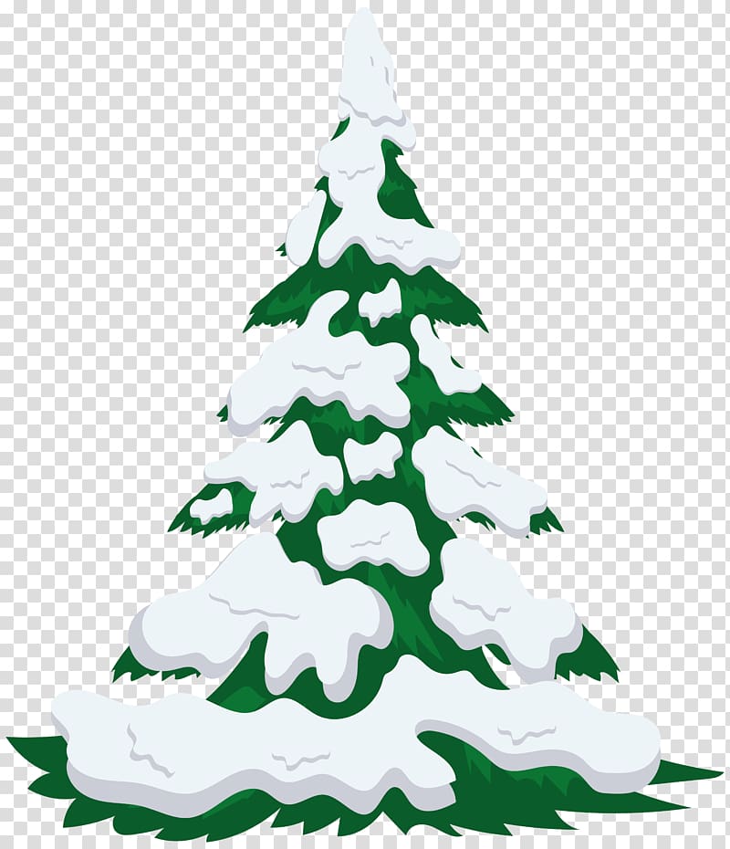 green pine tree covered with snow illustration, Snow Tree , Snowy Tree transparent background PNG clipart