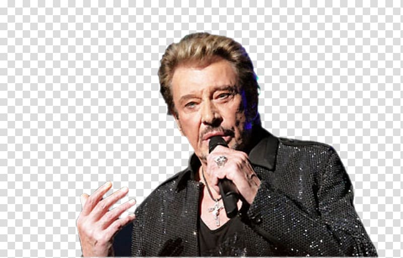 Microphone Blog, Johnny Hallyday transparent background PNG clipart