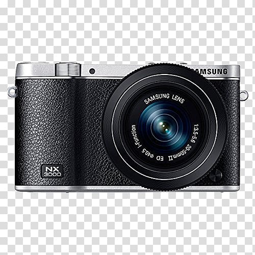 Samsung Galaxy NX Mirrorless interchangeable-lens camera APS-C Active pixel sensor, Camera transparent background PNG clipart