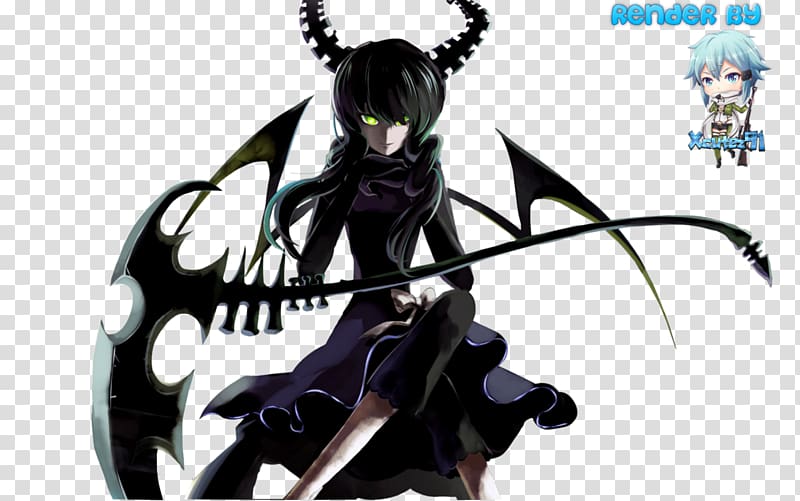 Anime Black Rock Shooter: The Game Fan art Mangaka, Anime transparent background PNG clipart