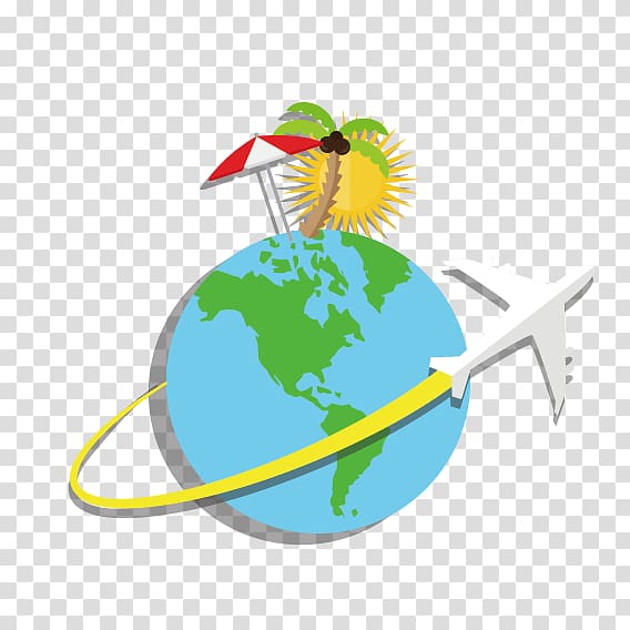 Earth Flat design, Travel Travel transparent background PNG clipart