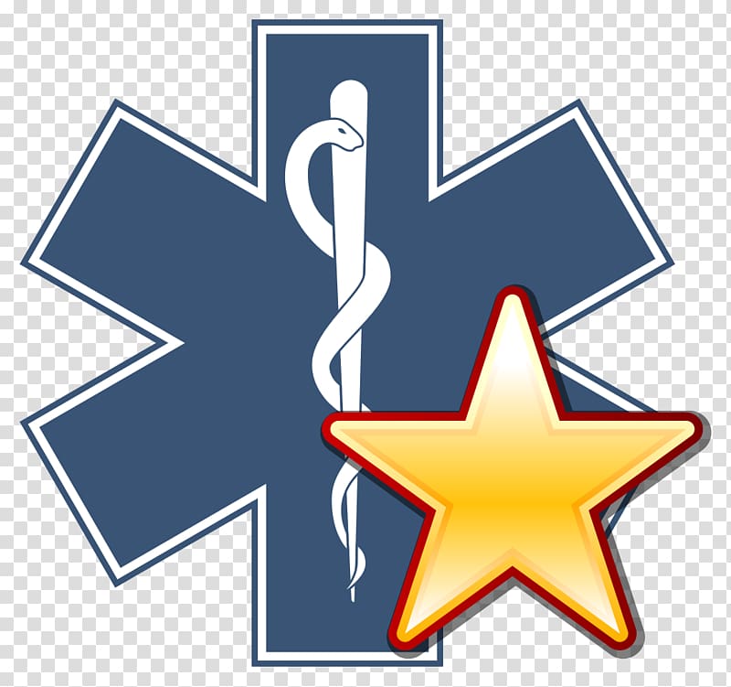 Star of Life Emergency medical services Emergency medical technician Paramedic , gold stars transparent background PNG clipart