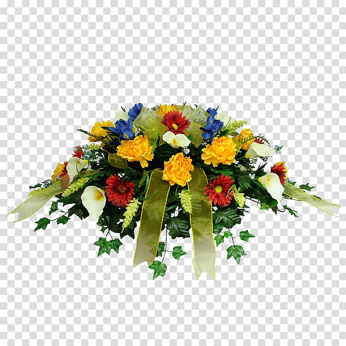 Floral design Yellow Flower bouquet Red, full length sunflower bud transparent background PNG clipart