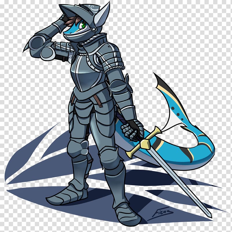 Shark Knight Plate armour, Knight transparent background PNG clipart