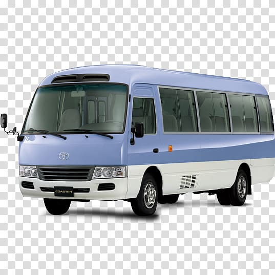 Toyota Coaster Bus Car rental, coaster bus transparent background PNG clipart