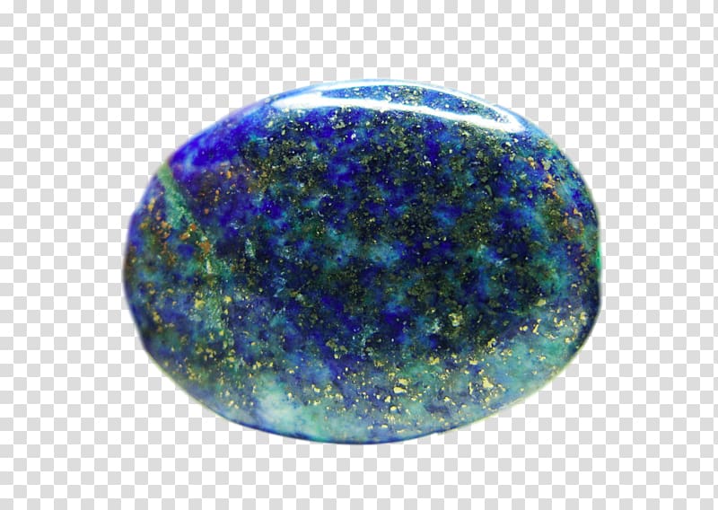 Lazurite Blue Mineral, Blue agate stone transparent background PNG clipart