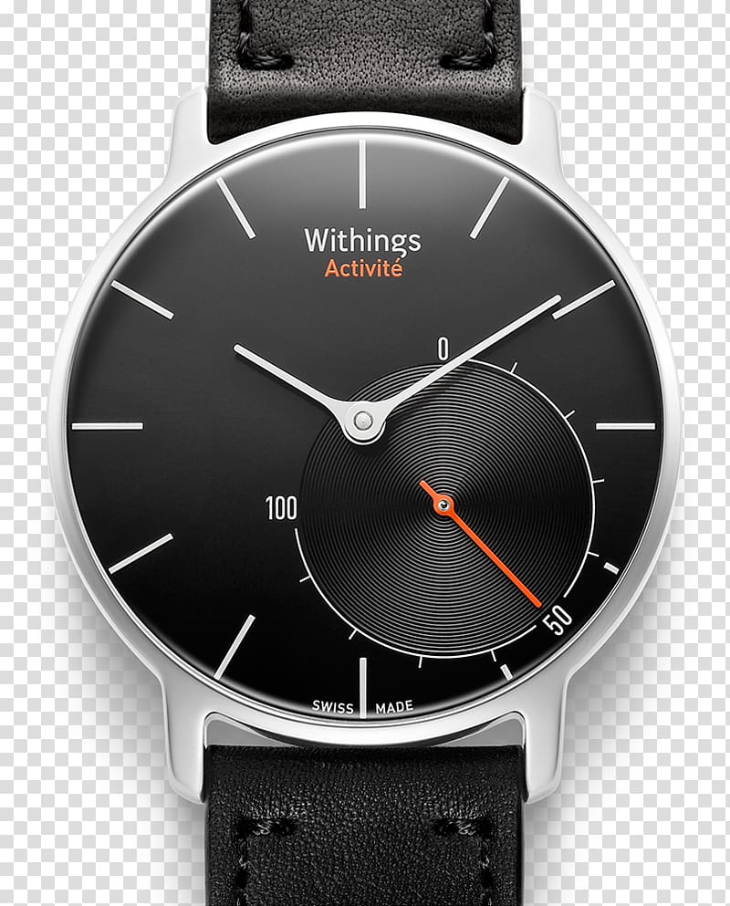 Withings Activité Sapphire Nokia Steel HR Smartwatch Activity tracker, smart watch transparent background PNG clipart