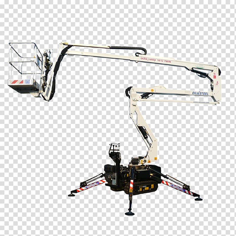 Aerial work platform Architectural engineering Machine Crane Continuous track, crane transparent background PNG clipart