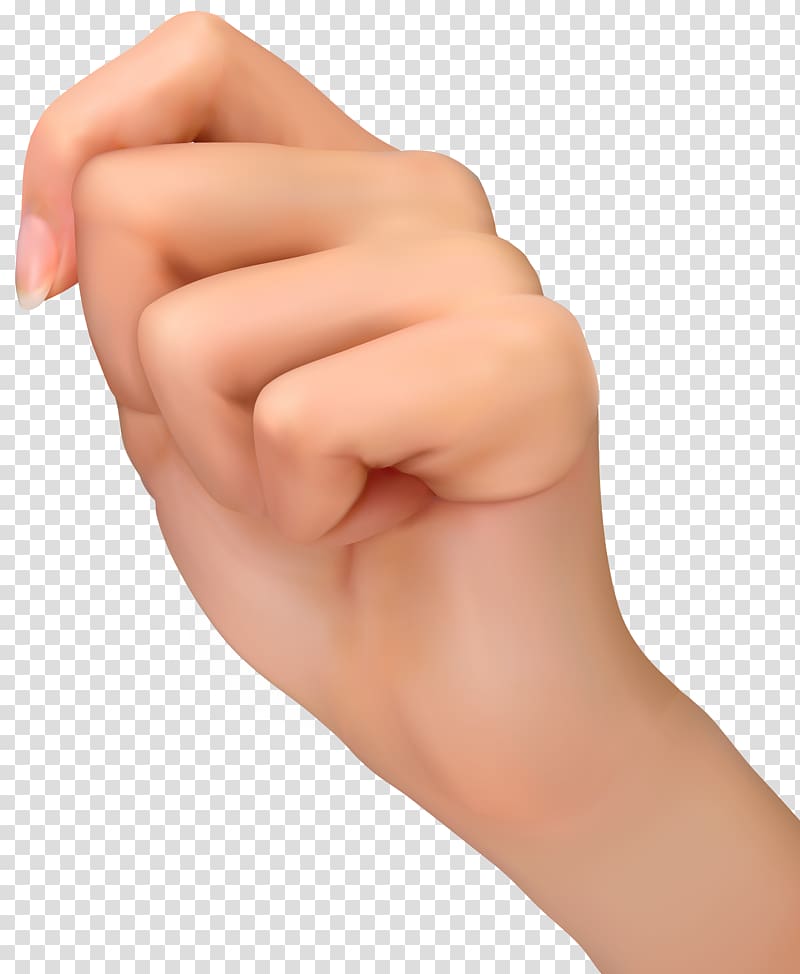 human fist, Thumb , Hand transparent background PNG clipart