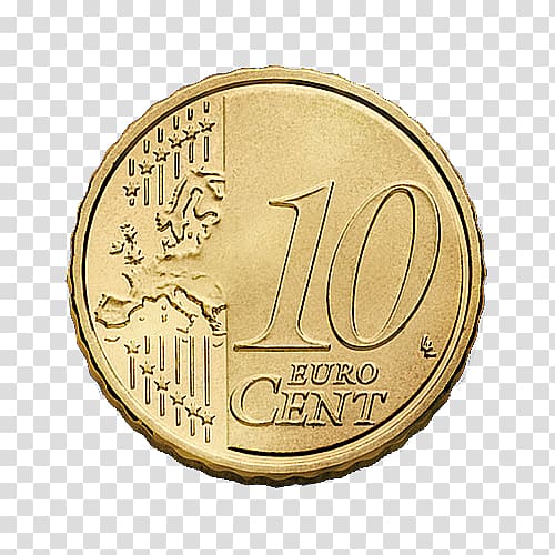 10 euro cent coin 10 euro note 1 cent euro coin, 20 Cent Euro Coin transparent background PNG clipart